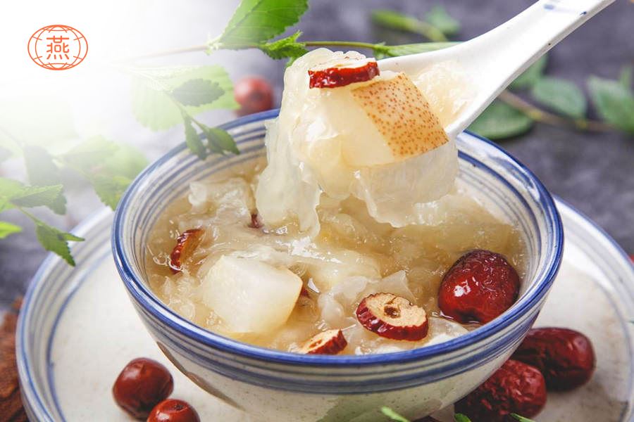 红枣雪梨炖燕窝功效与作用