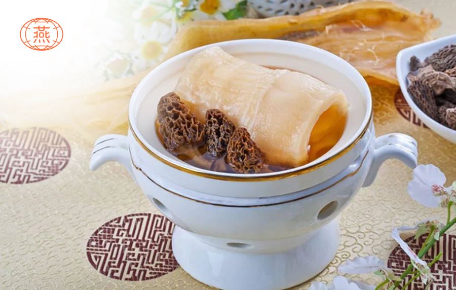 羊肚菌炖燕窝的做法