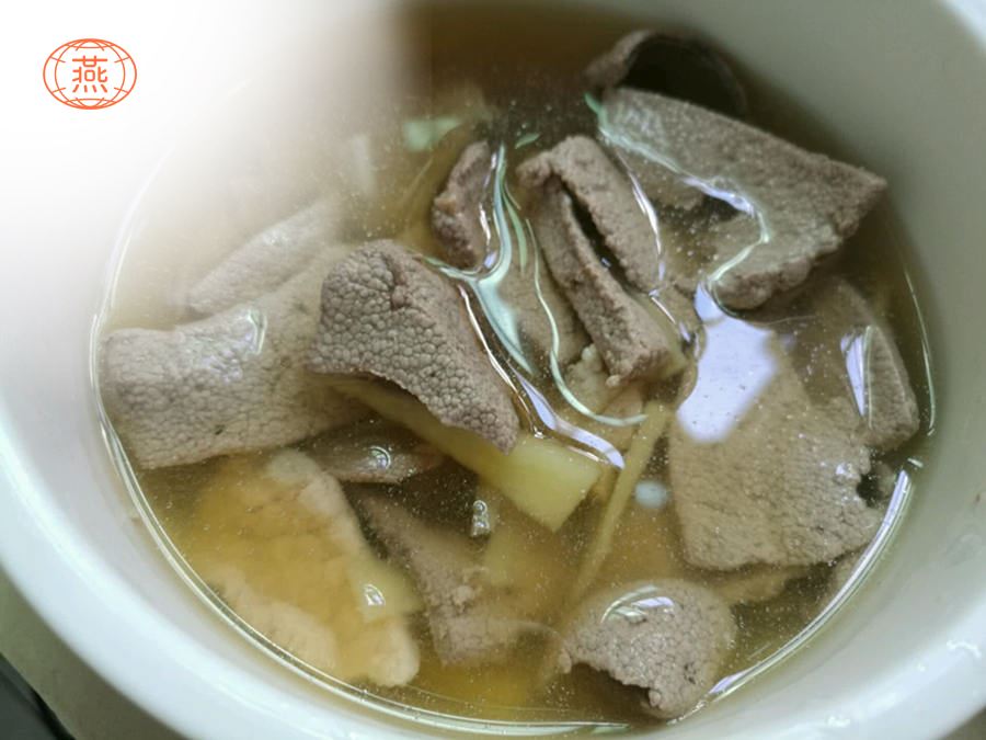 猪肝炖燕窝的做法